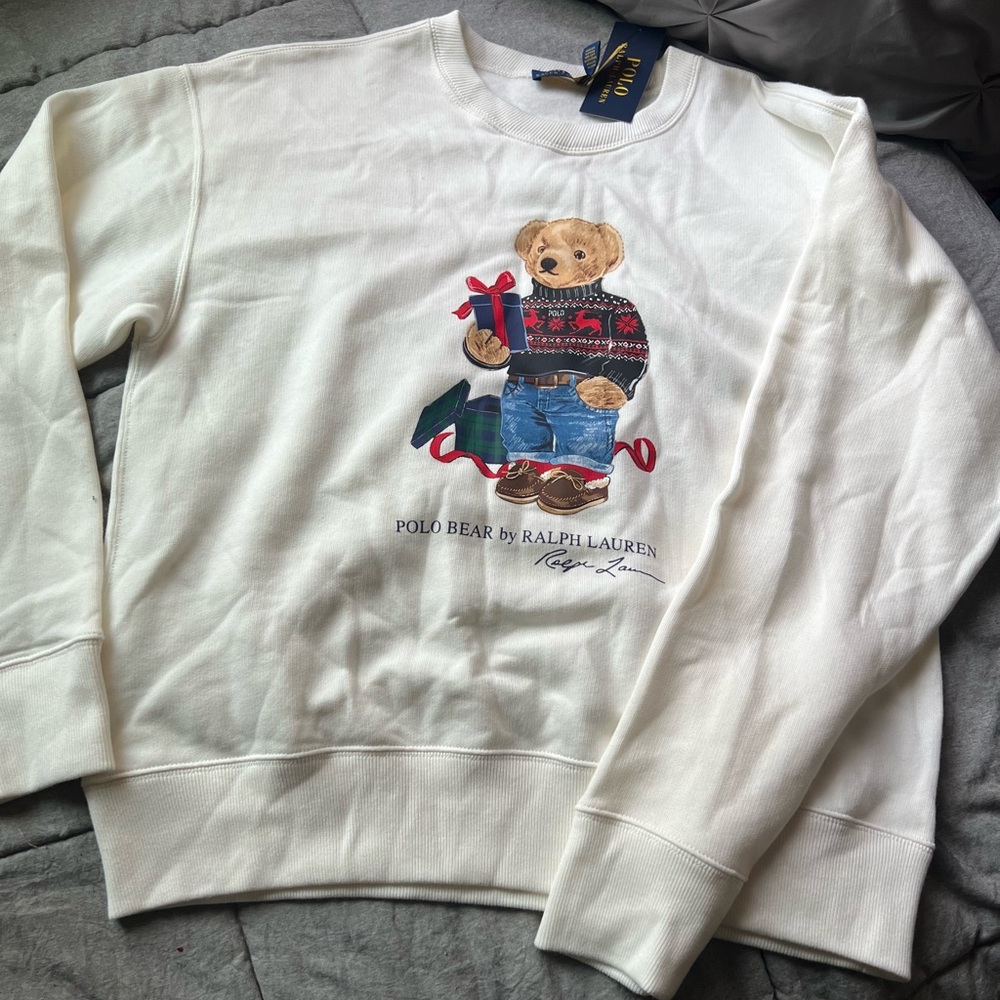 Ralph Lauren Polo White Crewneck